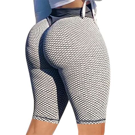 kiwi rata women workout scrunch yoga shorts peach butt lifting high waist anti cellulite