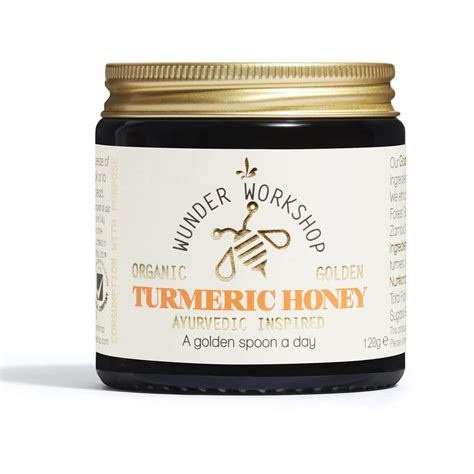 organic golden turmeric raw honey peace with the wild