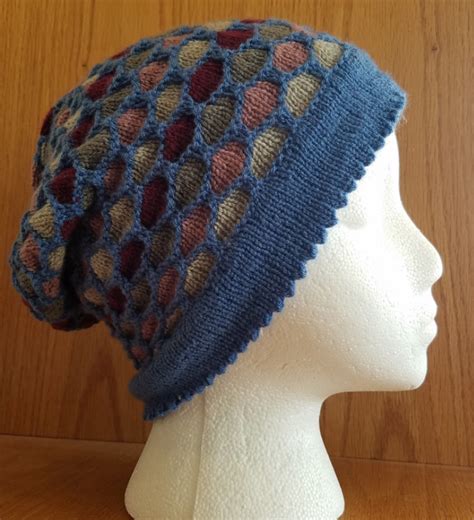 Holy Honeycomb Knit Hat Pattern | AllFreeKnitting.com