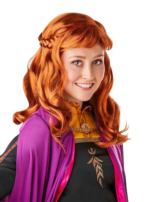 Anna Adults Wig Frozen 2 Plaited