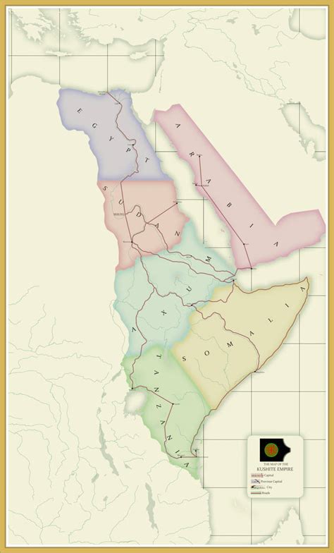 Map Of The Kushite Empire Magna Terra By 1full On Deviantart