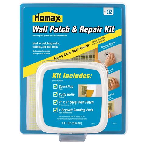 Homax Drywall Patch And Repair Kit Wall Patch 4x4 White