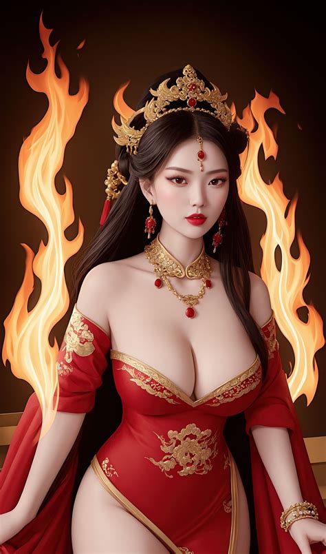 Wallpaper Ai Art Ai Generated Asian Boobs Cleavage Fantasy Girl Sexy X Aiart