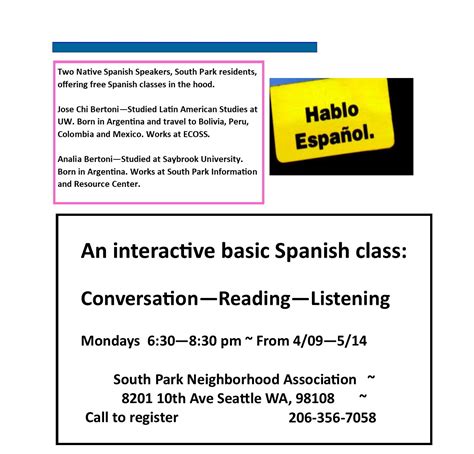 Basic Classes In Spanish