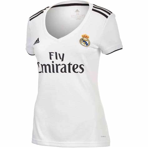Get deals with coupon and discount code! adidas Real Madrid Home Jersey - Womens 2018-19 - SoccerPro