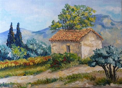 1f cabanon bages | Peintre paysagiste, Peinture paysage, Sujets de peinture