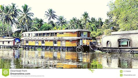 Houseboat Editorial Stock Photo Image Of Alleppey Houseboat 111759333