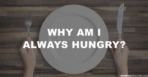 why am i always hungry all the time 6 causes of hunger