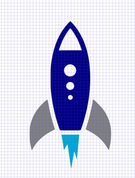 Rocket Vector Svg Dxf Png Cricut Space Layered Etsy