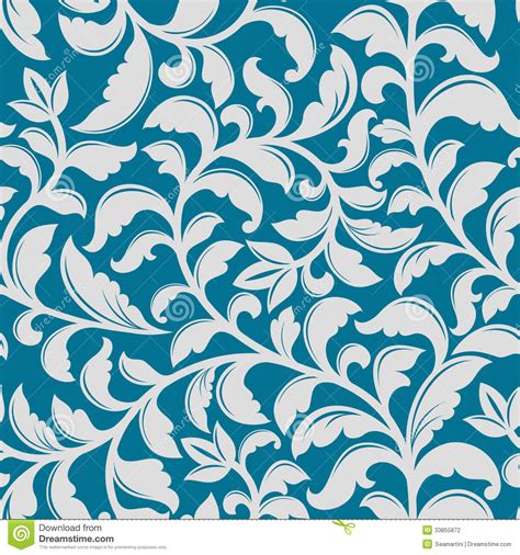 Get scrapbook paper, die cut machines, dies, stickers stamps and more. Blue floral pattern stock vector. Illustration of antique ...