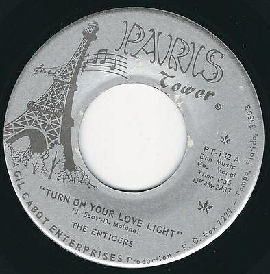 The Enticers Turn On Your Love Light Vinyl Discogs