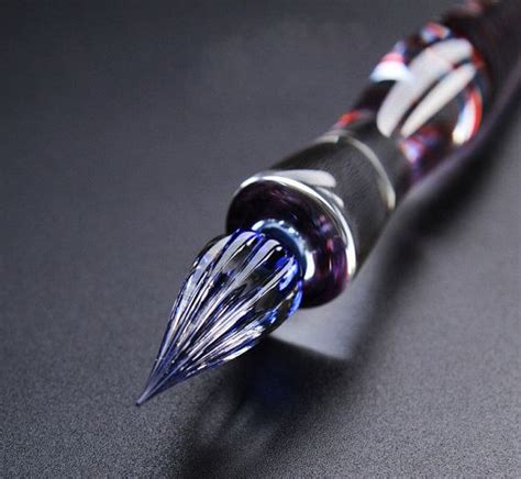 Mermaid Glass Pen Elegant Handmade Crystal Glass Dip Pen Glass Pen