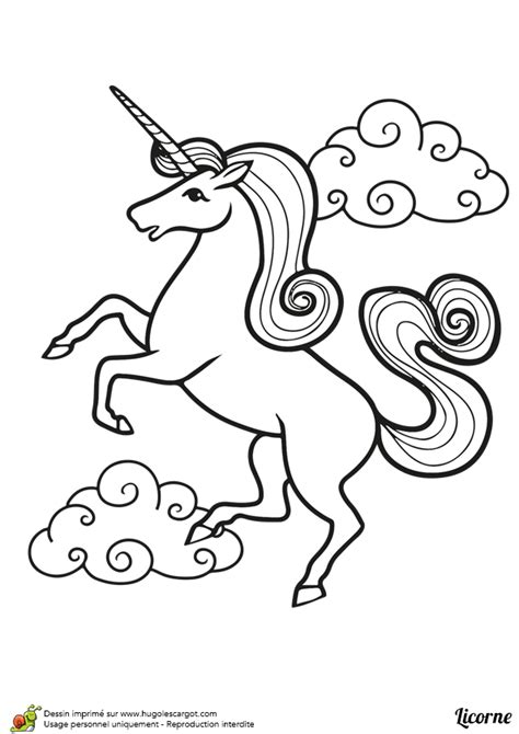 Trouvez une multitude de dessins gratuit à colorier dans cette. , page 49 sur 57 sur HugoLescargot.com | Licorne coloriage ...