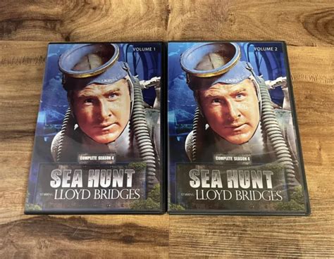 Rare Sea Hunt Complete Season 4 Four Dvd 5 Disc Set Lloyd Bridges