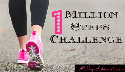 1 Million Steps Challenge Flabby Fashionista Plus Size Fashion Blog