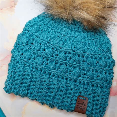 Simple Chunky Beanie Crochet Pattern Download Etsy