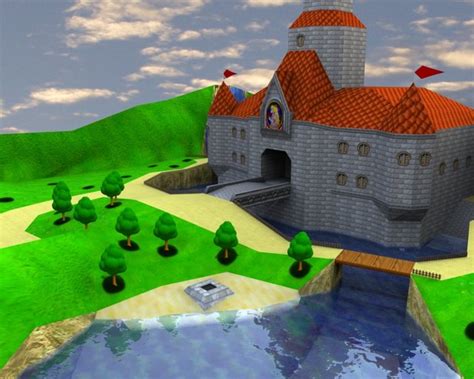 Princess Peach Castle Mario 64