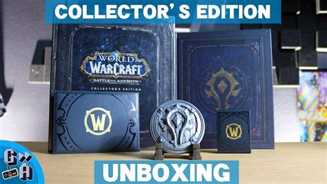 World Of Warcraft Battle For Azeroth Collectors Edition Unboxing