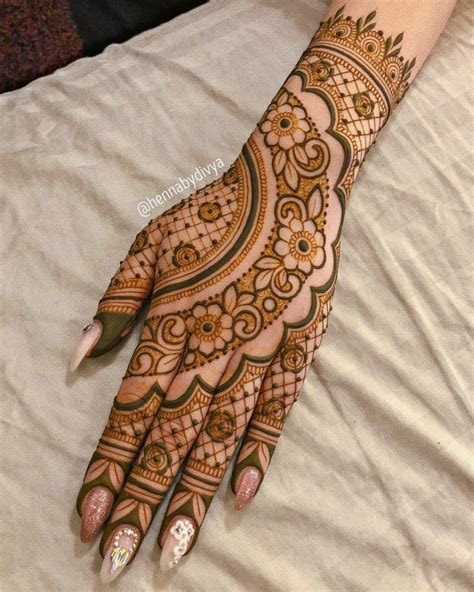 Beautiful Front And Back Hand Mehndi Designs For Bridal My XXX Hot Girl