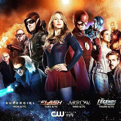 Flash Supergirl Arrow Legends Of Tomorrow Crossover Unbrickid