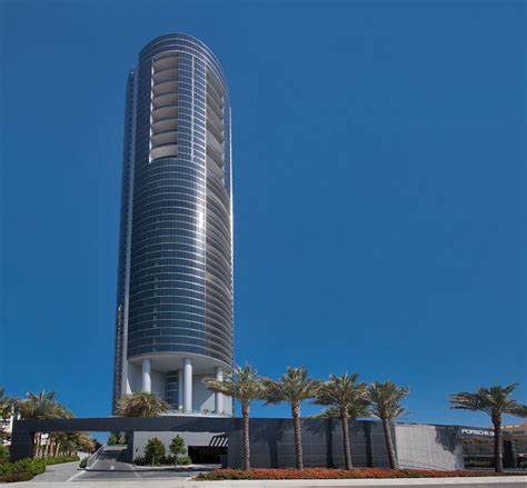 Miami In Focus Photo Gallery Of The Porsche Design Tower In Sunny Isles