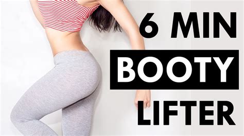 6 Minute BIGGER Butt And Thigh Workout No Equipment Booty And Thigh