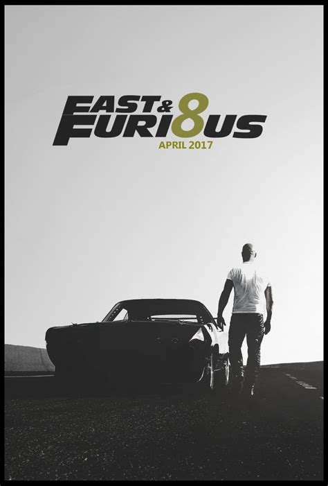 Poster From The Film Fast And Furious 8