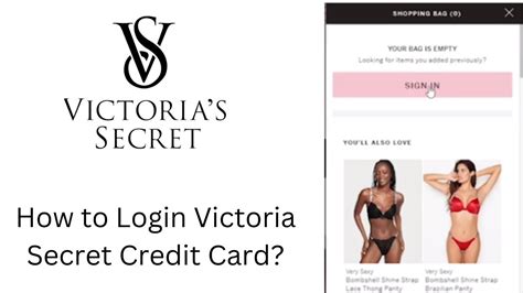 How To Login Victoria Secret Credit Card Victoria Secret Credit Card Login Youtube