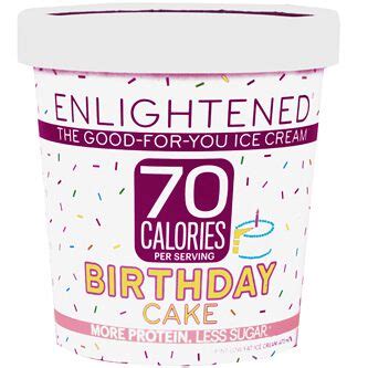 Birthday cake low calorie ice cream. Order Enlightened Low-Fat Ice Cream, Birthday Cake | Fast ...