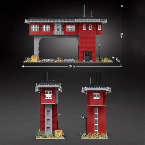 Mouldking 12009 World Railway Train Signal Station With 1809 Pieces
