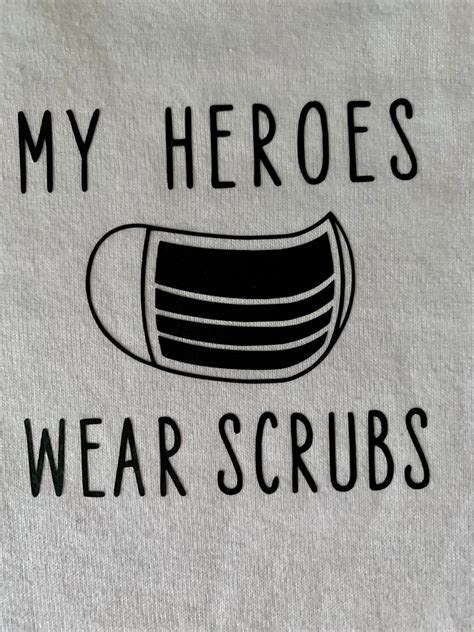 My Heroes Wear Scrubs Etsy