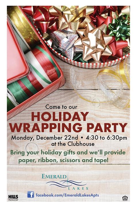 El Invited Residents To A Holiday Wrapping Party Where They Could Enjoy
