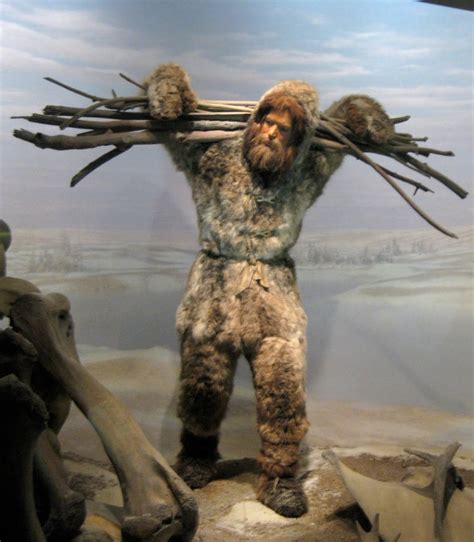 Ice Age Man At Manhattans Museum Of Natural History Ice Age Humans