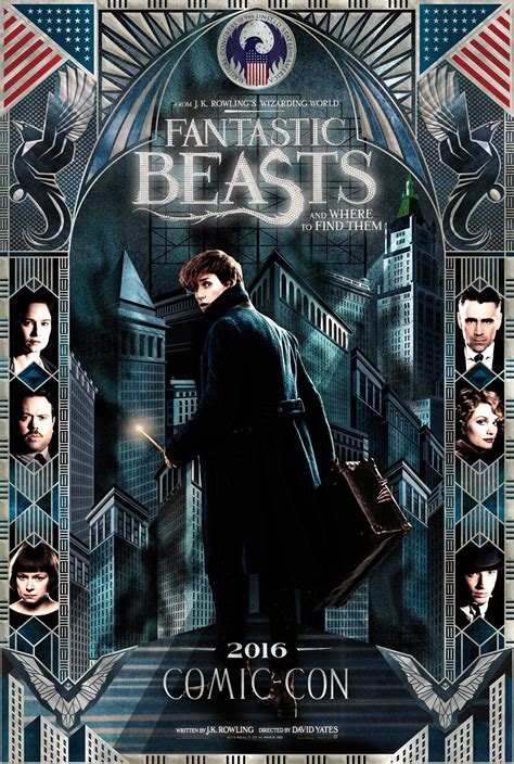 Fantastic Beasts And Where To Find Them Comic Con Poster Collider