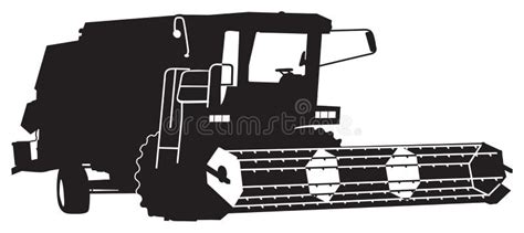 Combine Harvester Stock Vector Image Of Harvesting Vehicle 22992968