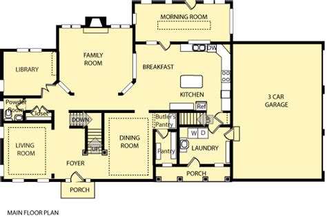 First floor of modern family house. PURCELLVILLE NEW HOMES. LOUDOUN COUNTY NEW HOME UNDER ...