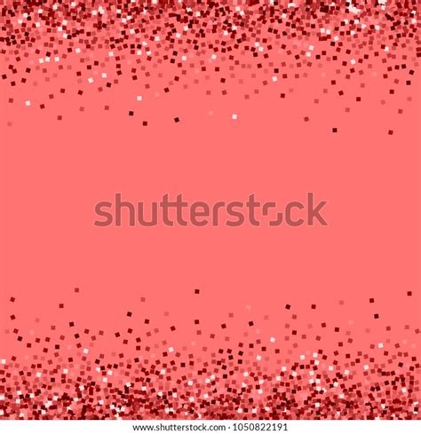 Red Gold Glitter Borders On Pink Stock Vector Royalty Free 1050822191