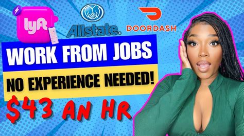 Overnight & Full Time Work From Home Jobs NO EXPERIENCE | DoorDash