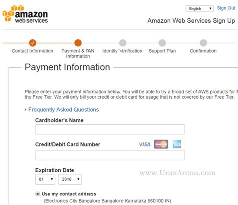 Select the card that you would like to request a waiver for and submit a request on mobile app Setup Amazon AWS - Free Tier Account - Part 3 - UnixArena