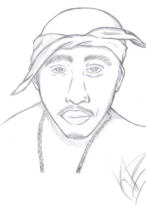 The Best Free Tupac Drawing Images Download From 104 Free Drawings Of