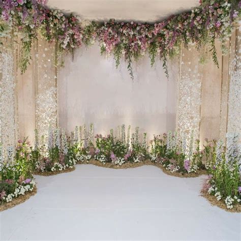 8x8FT Flowers Wall Scene Wedding Backdrop Background Photography Studio