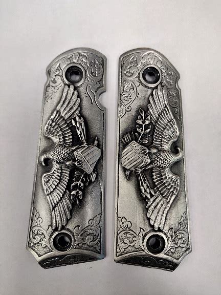 Sid Bell Pewter Grips 1911 Firearm Addicts
