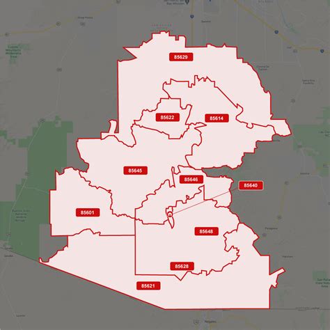 Printable Arizona Zip Code Map Then Under The Zip Codes By City Section