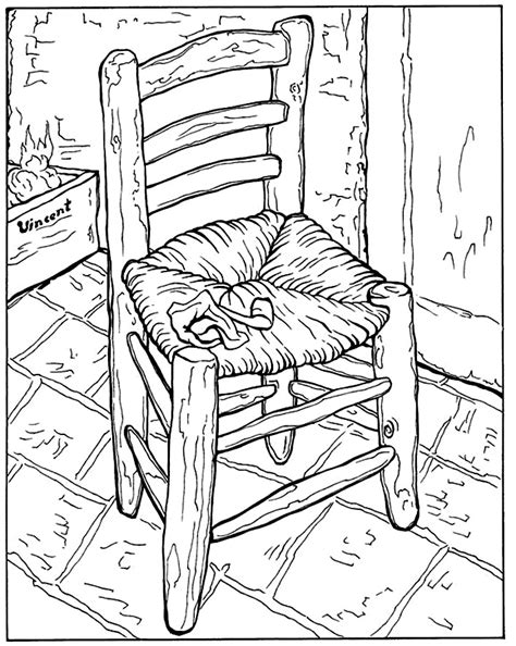 Adult Coloring Pages Van Gogh Coloring Pages
