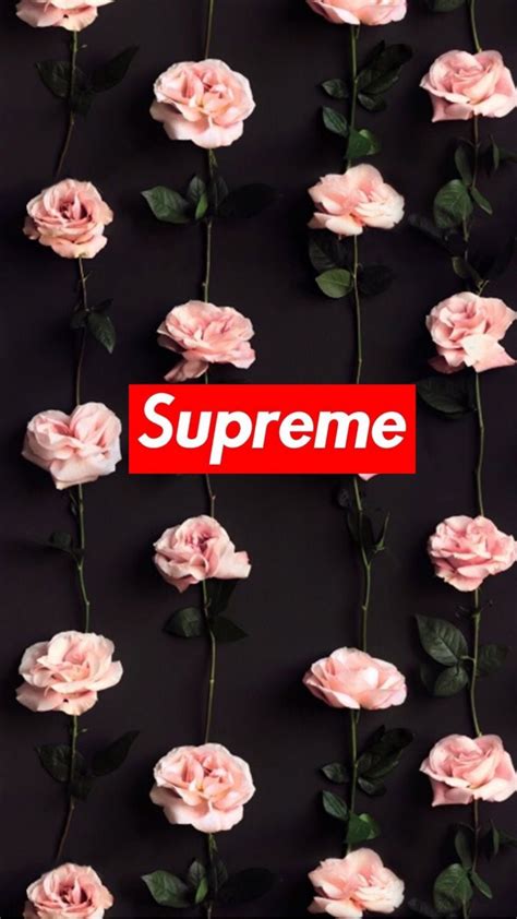 Supreme desktop wallpapers top free supreme desktop backgrounds. Roses On Supreme Logo Wallpapers - Wallpaper Cave