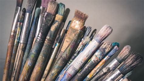 Wallpaper Many Painting Brushes 3840x2160 Uhd 4k Picture Image