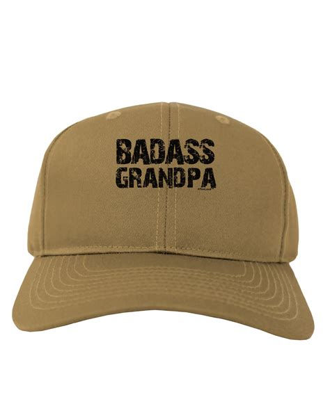 Badass Grandpa Adult Baseball Cap Hat By Tooloud Davson Sales