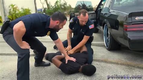 Naked Hairy Police Men Gay Fucking The White Officer With Some
