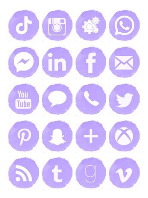 Purple Icons Free