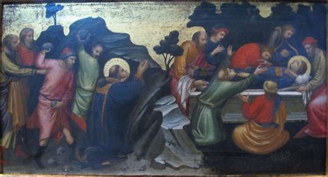 The Stoning Of St Stephen The Burial Of St Stephen Painting